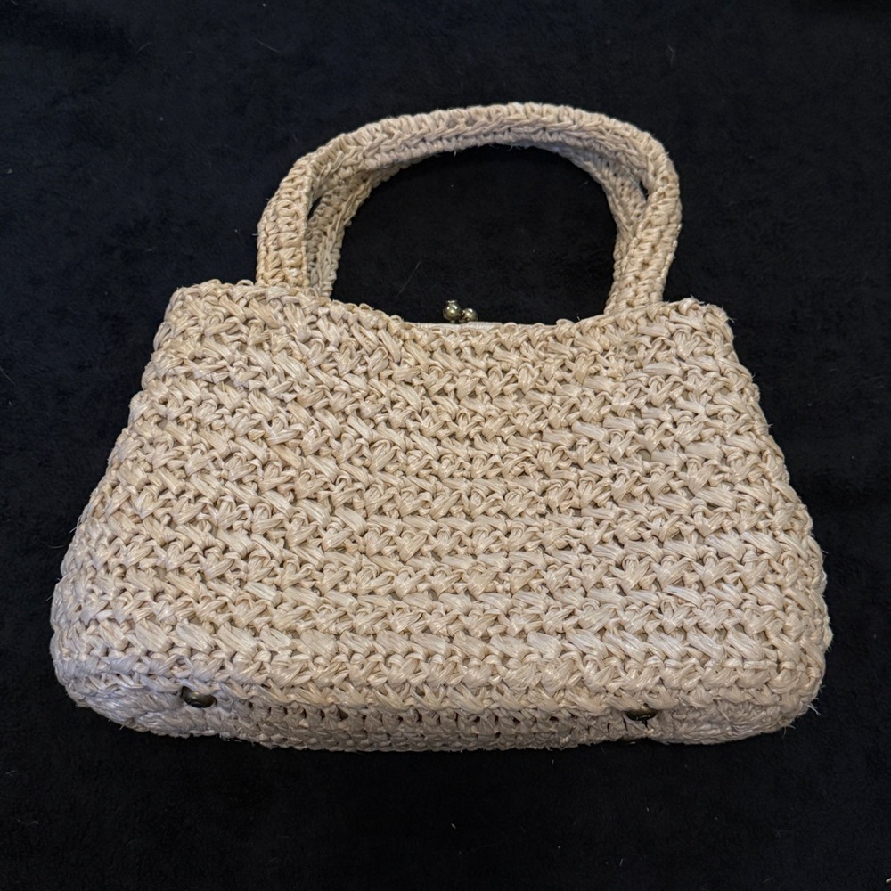 Vintage Woven Purse - Made in Japan